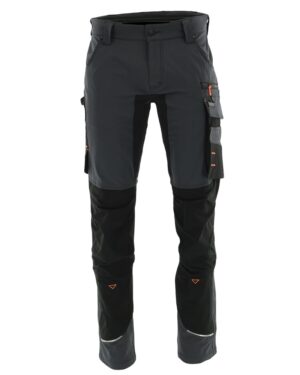 Spodnie do pasa MOTIONFLEX Grafitowy Pomarańczowy odblaskowy