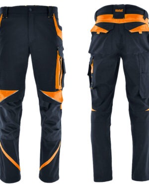 Spodnie do pasa NEOFLEX Grafitowy Pomarańczowy odblaskowy