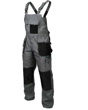 Spodnie ogrodniczki BASIC LINE szary